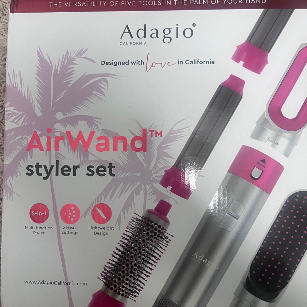 Adagio air wand 5 in 1 hair tool